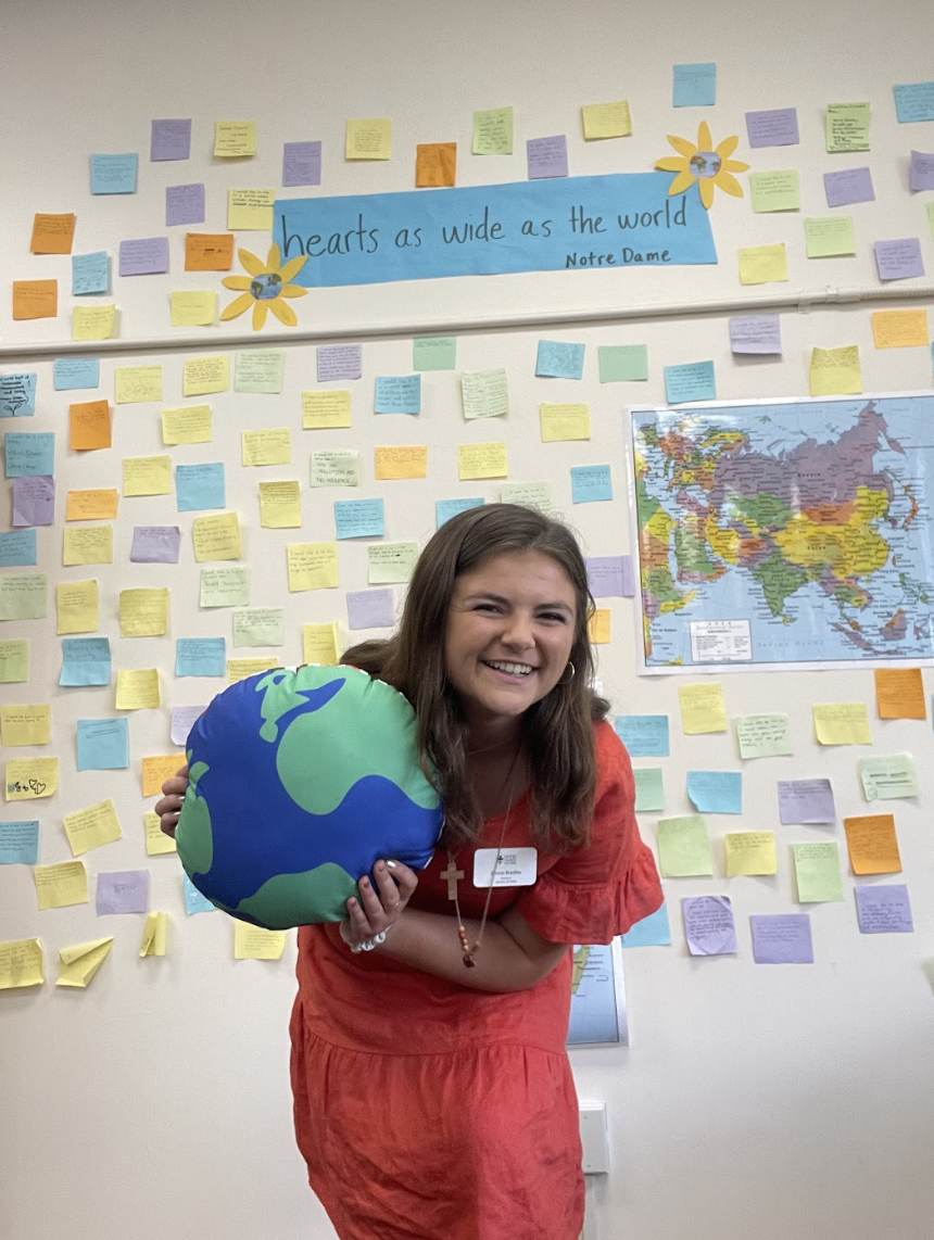 Emma Bradley Globe Pic