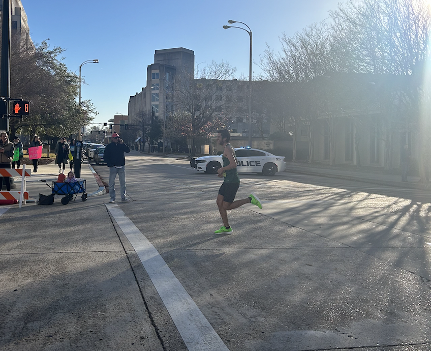 Colin running