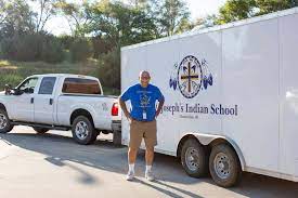 Andy Lepkowsk and the bookmobile