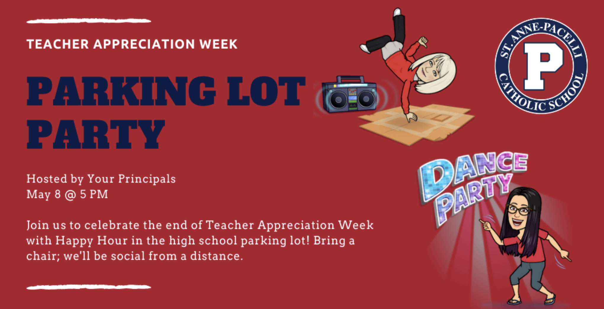 St. Anne-Pacelli Parking Lot Party Promo 2