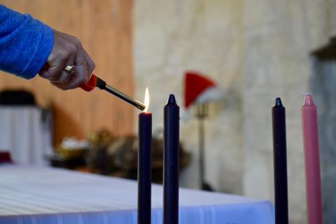 Advent candles