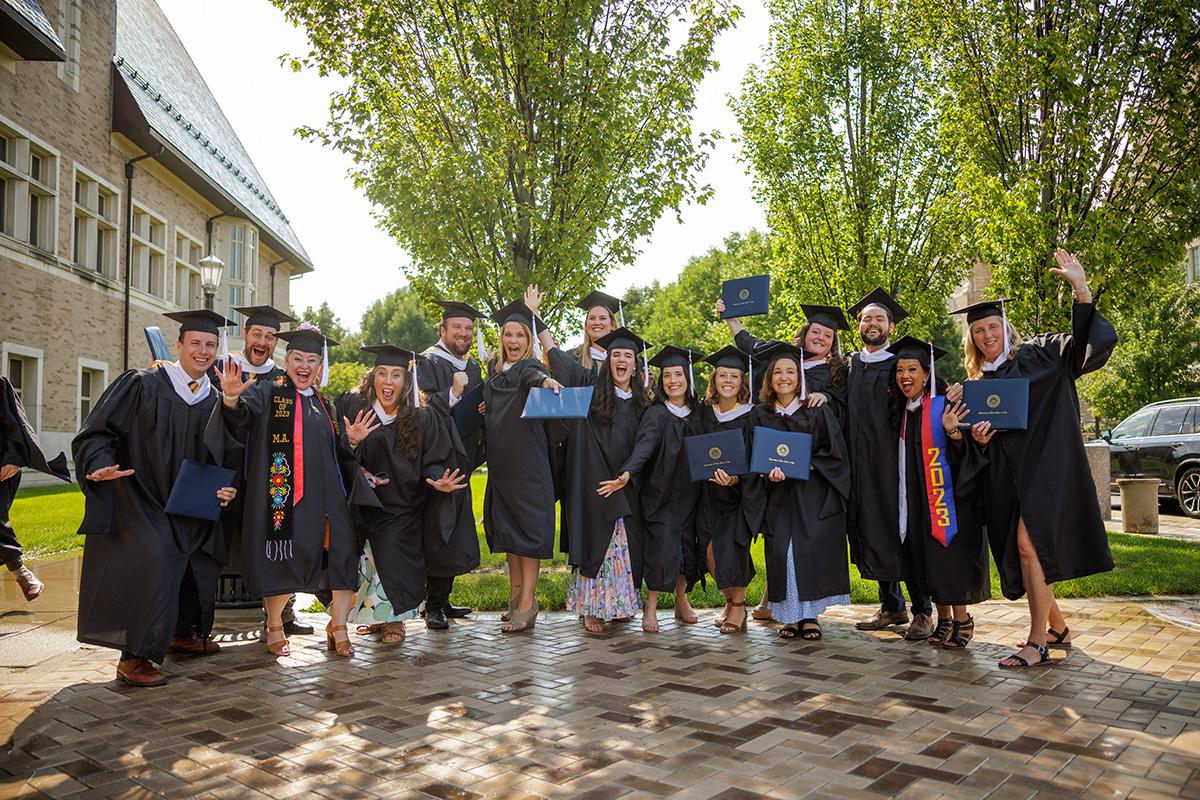 Remick Leaders celebrate their graduation.