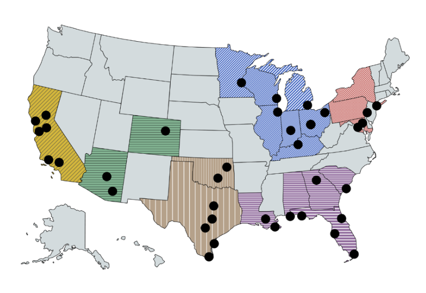 Geographic Preferences Map
