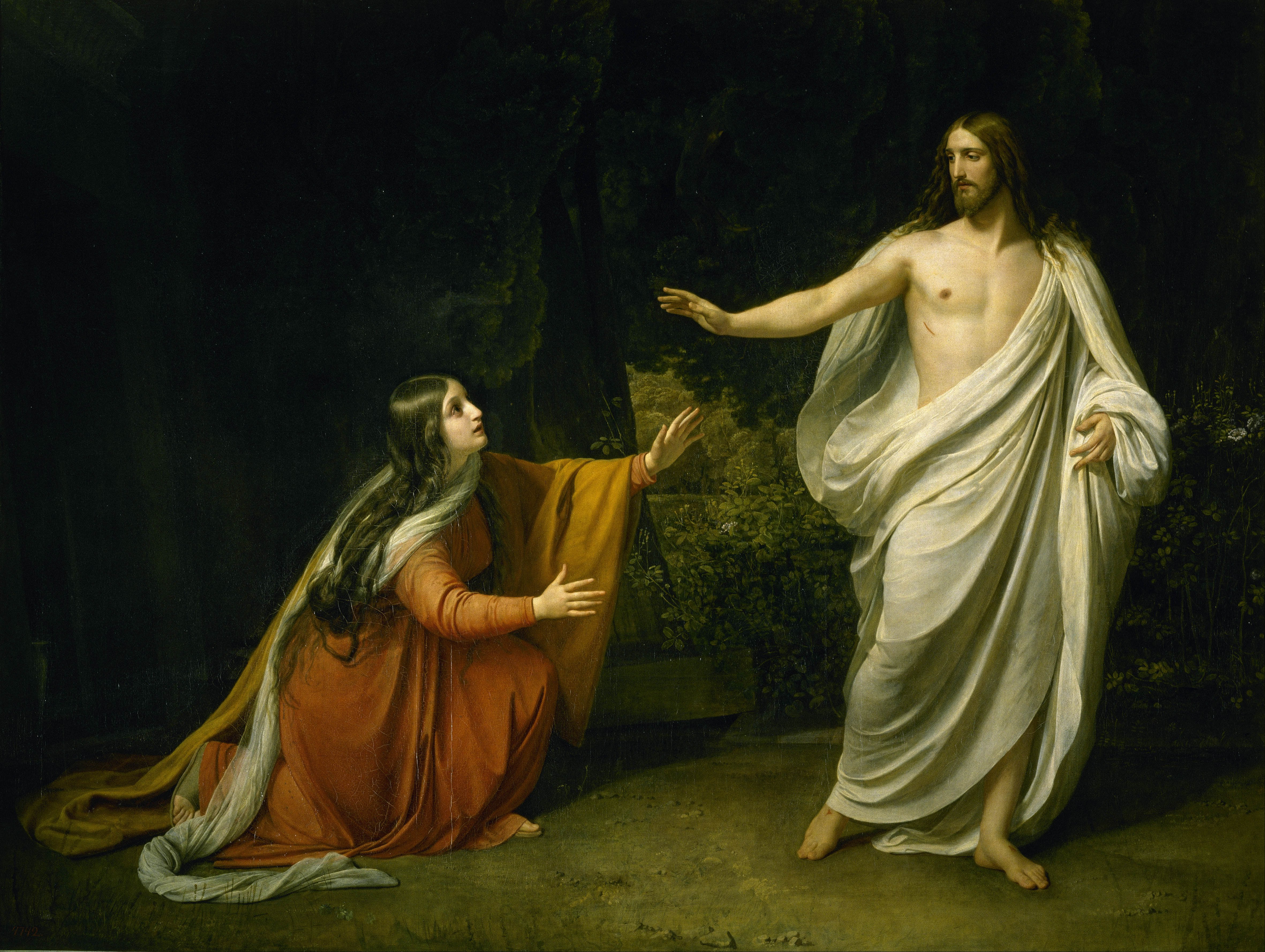 Christ's Appearance to Mary Magdalene after the Resurrection by Alexander Ivanov