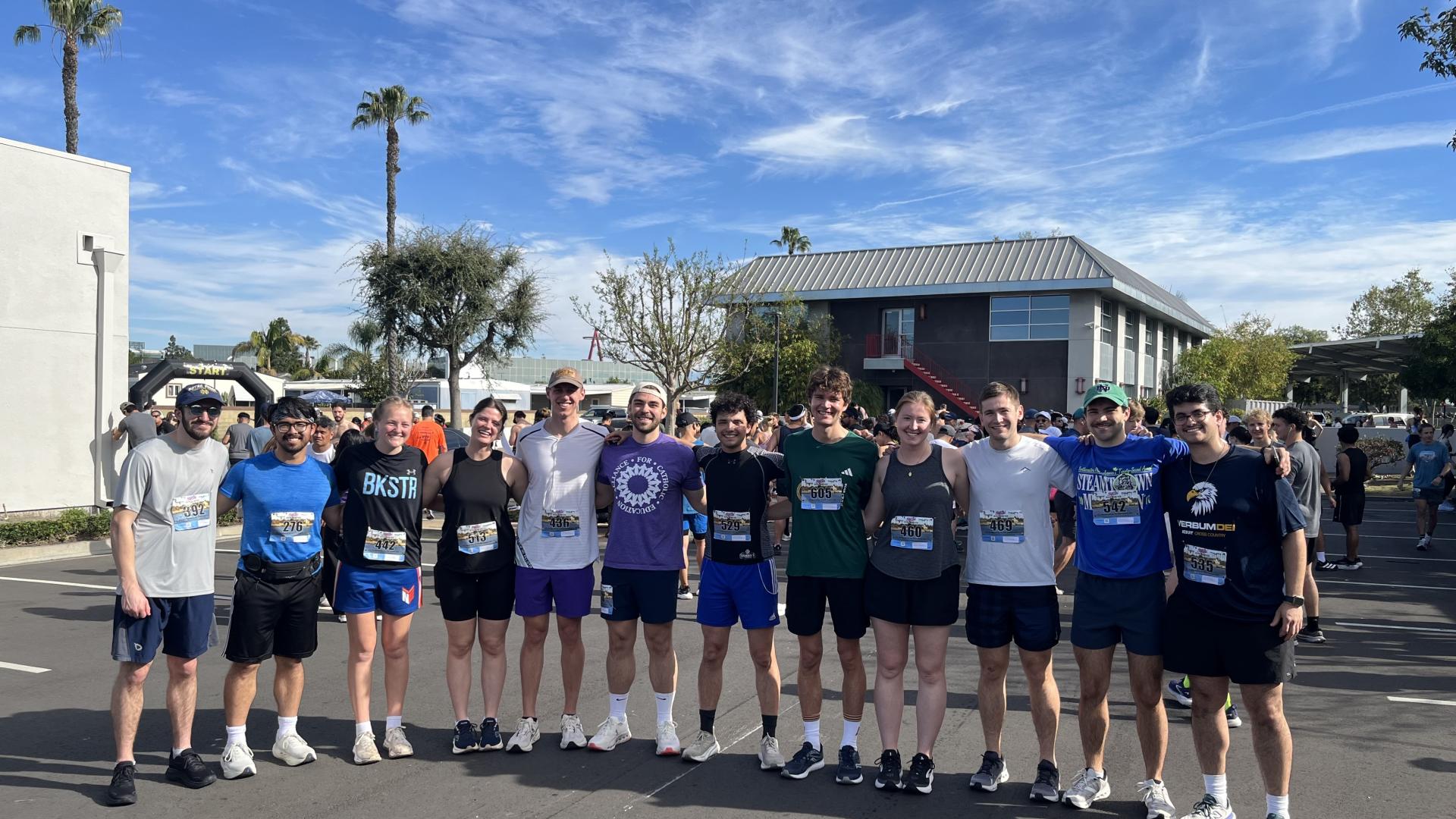 ACE Teachers posing before So-Cal Marathon 2026